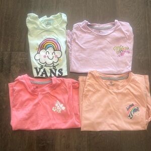 Vans and Volcom kids t shirt lot